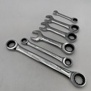 GEARWRENCH 6 pc Ratcheting SAE Wrench Set 3/4-3/8 Little Use Read Description